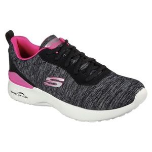 Skechers Skech-Air Dynamight - Paradise Waves, Black/Hot Pink, 149344W Size 7.5W
